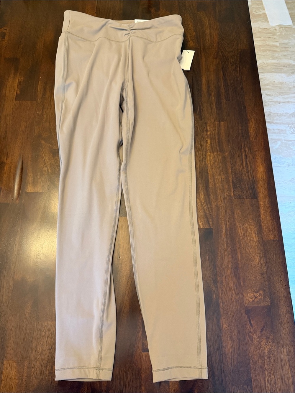 NWT Aeropostale Tan Cinch Waist, High Rise Leggings, Size Medium